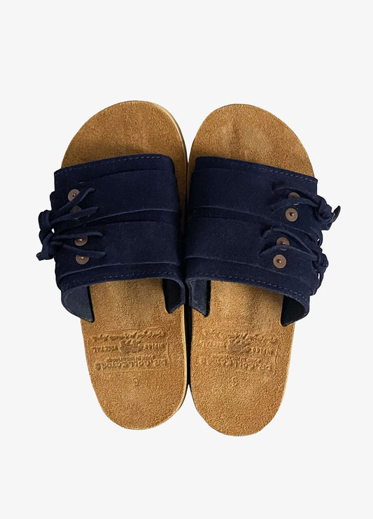 Dr-Collectors-Women's-Cherokee-Suede-navy-Sandal