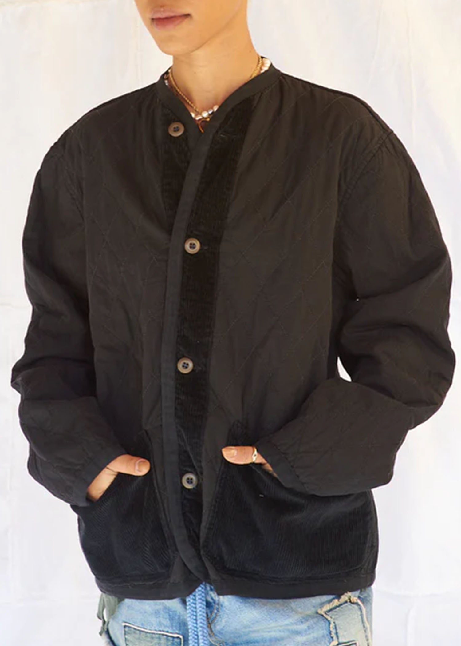 Dr-Collectors-N52-Peace-Quilted-Sulfur-Black