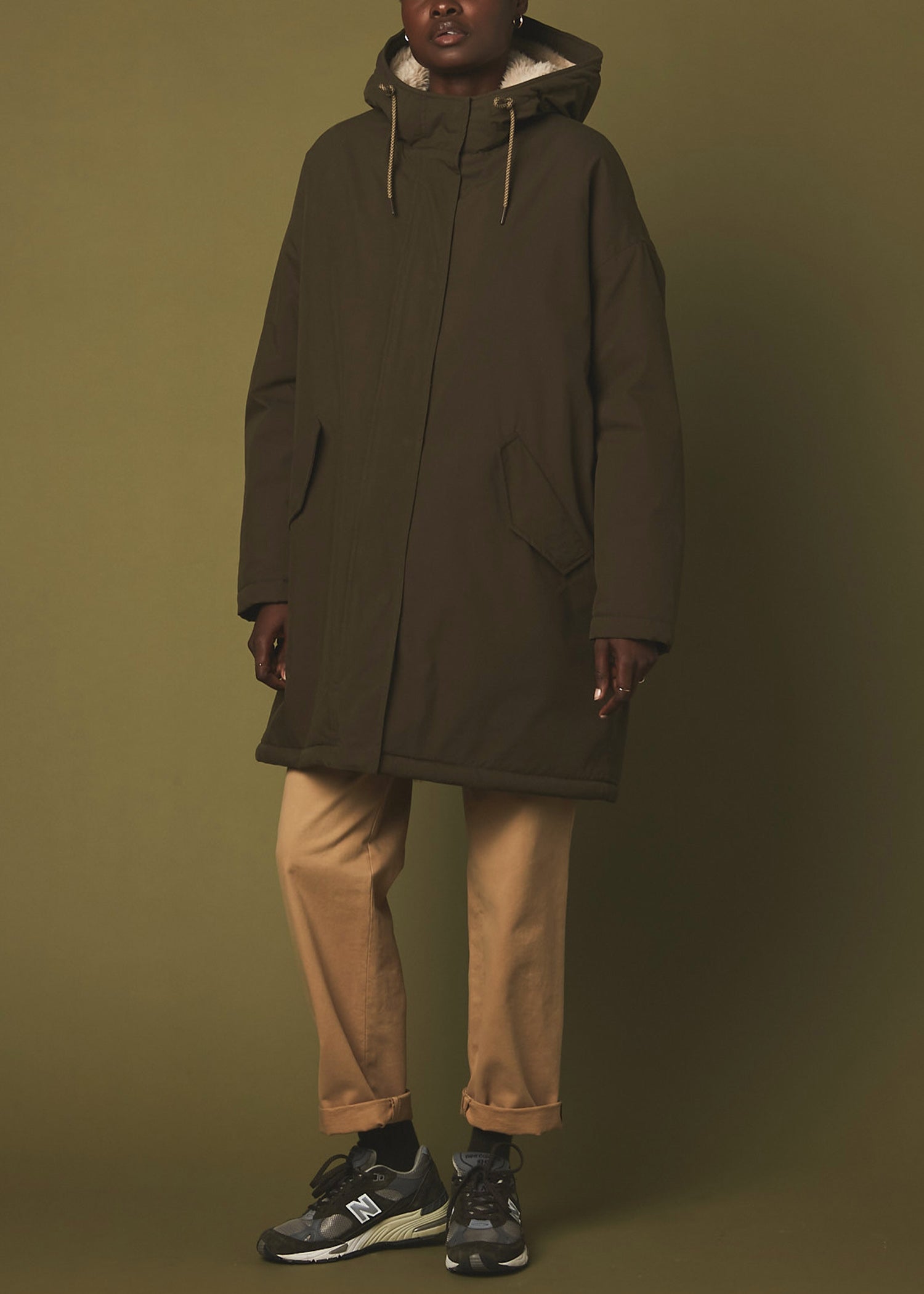 Hartford-Army-water-repellent-parka