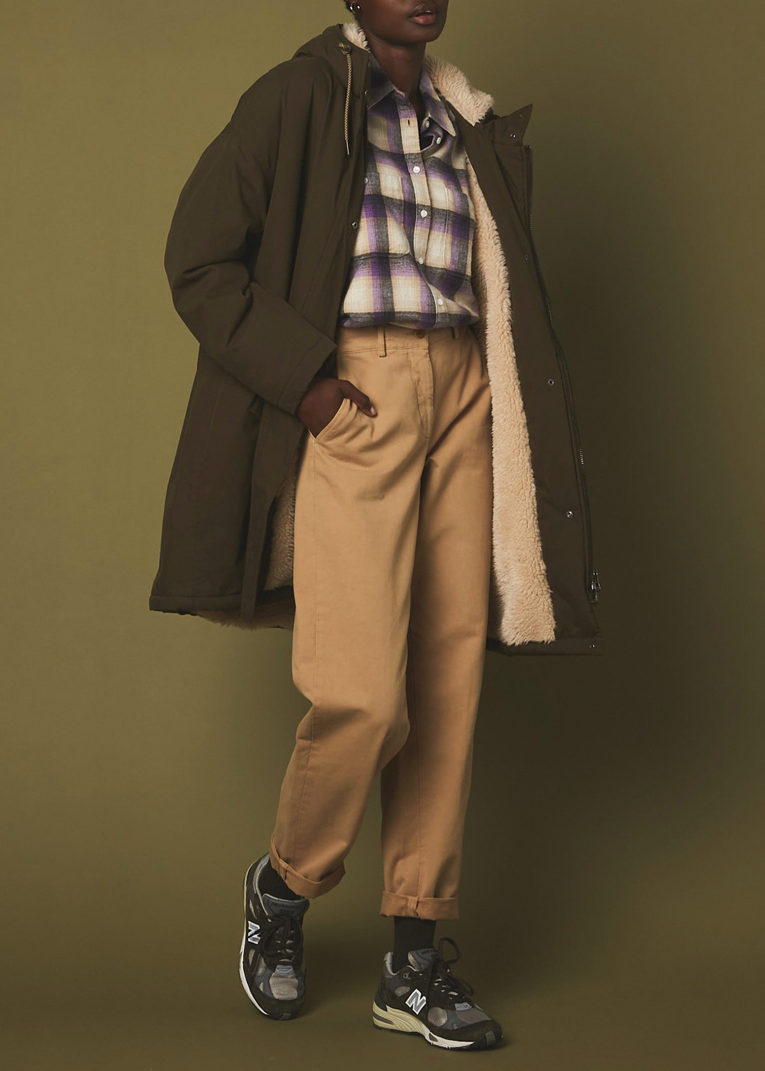 Hartford-Army-water-repellent-parka