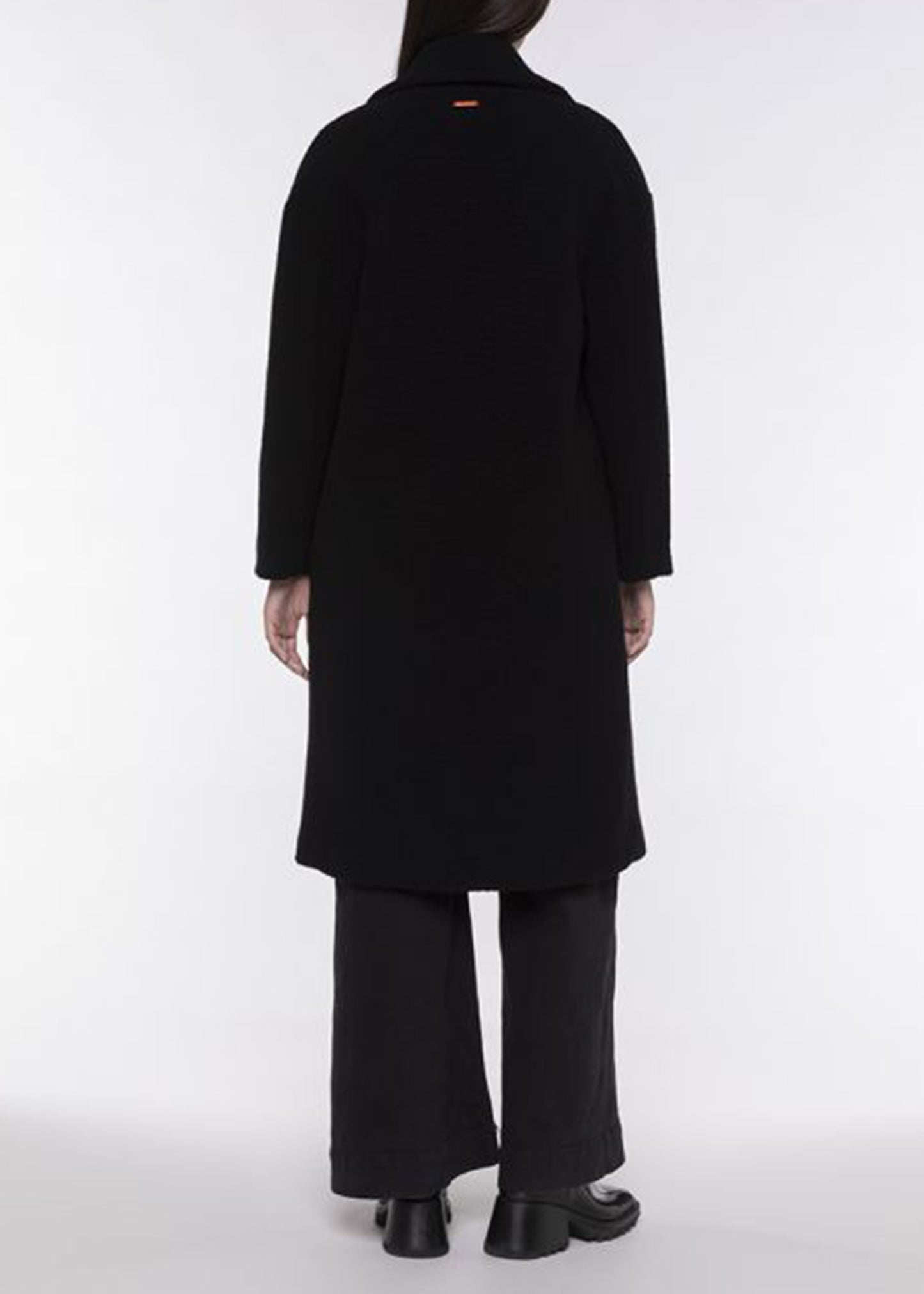 Maison-Lener-OVERSIZED-BLACK-FAUX-FUR-OVERCOAT-SHEEPSKIN-WOOL