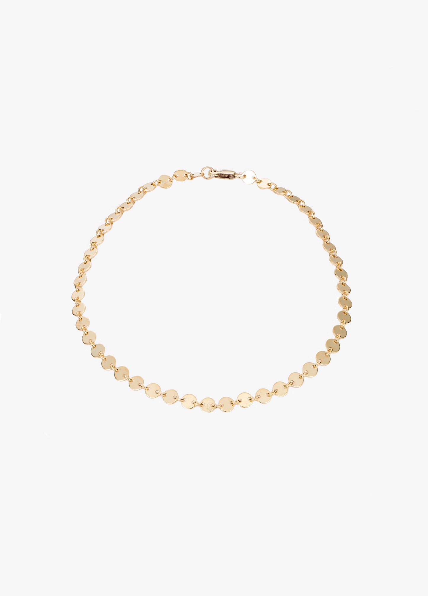 Mara-Scalise-Disc-Chain-bracelet-14k-gold-filled