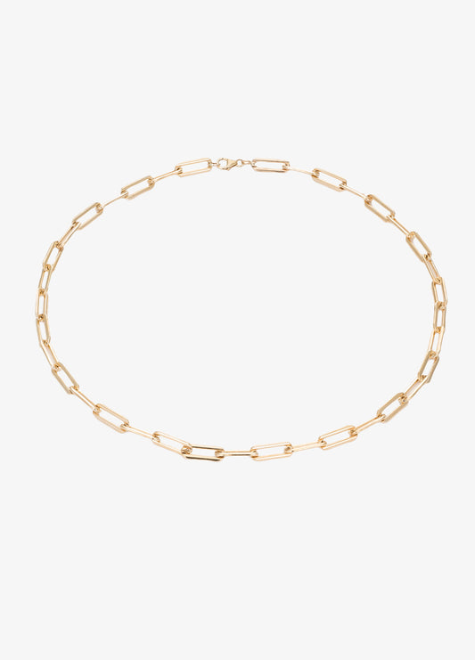 mara-rectangle-link-chain-choker-14k-gold-filled | Jewelry | Mara Carrizo Scalise