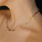 Mara-scalise-rectangle-link-chain-choker-gold-filled