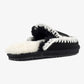 Mou Suede Slipper Full Eskimo Stitch