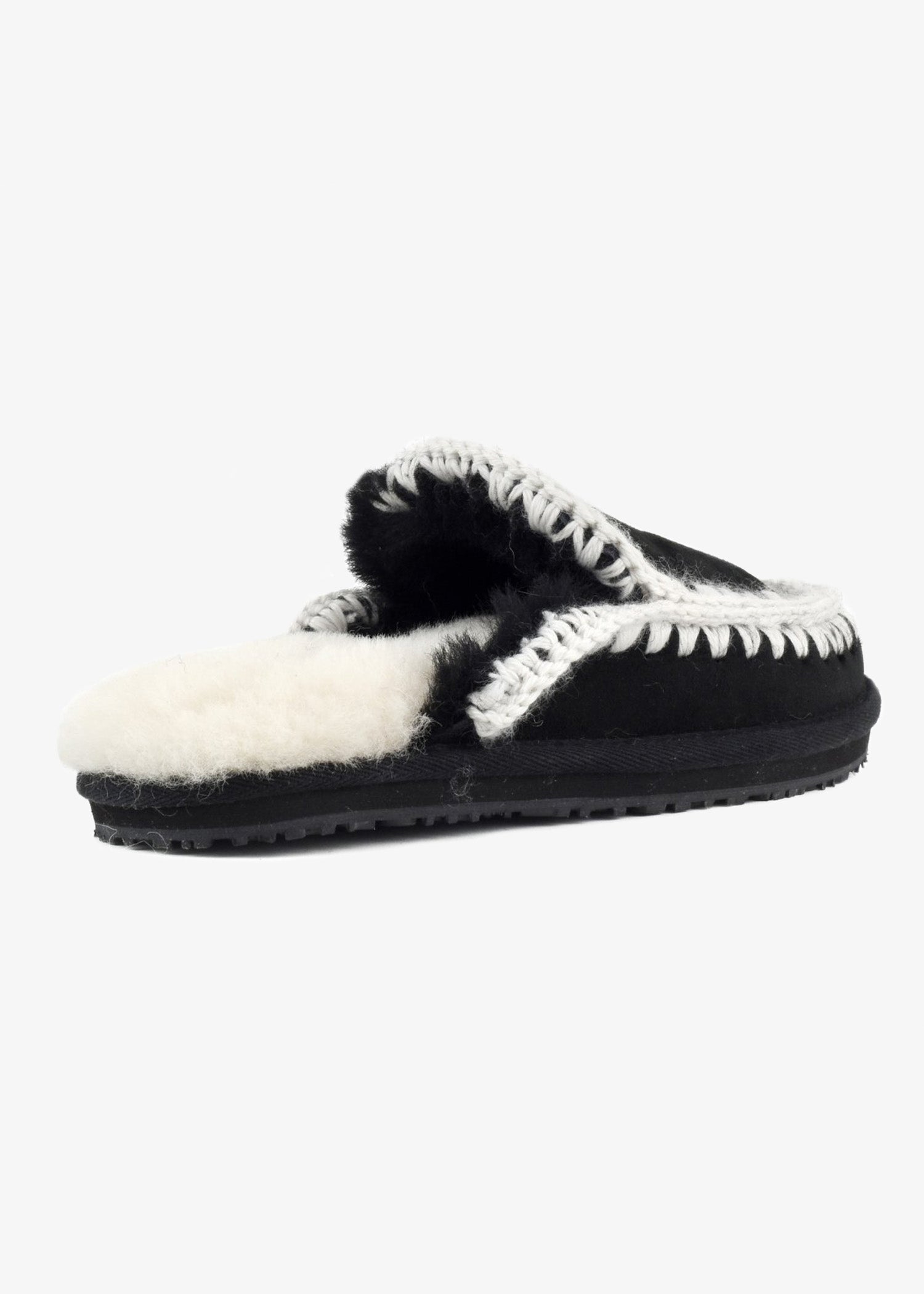 Mou Suede Slipper Full Eskimo Stitch