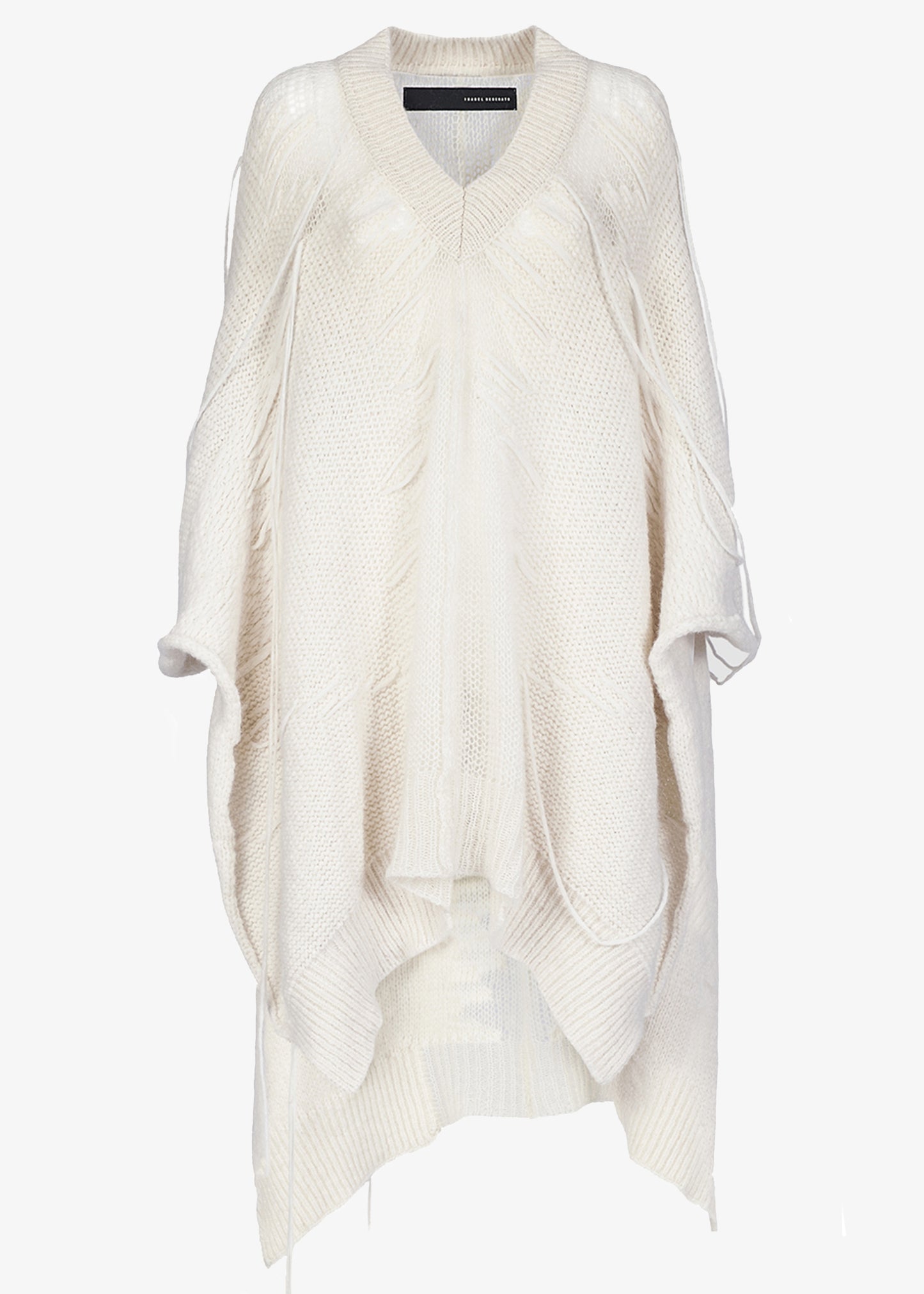 isabel-benenato-patchwork-alpaca-cape | Sweater | Isabel Benenato