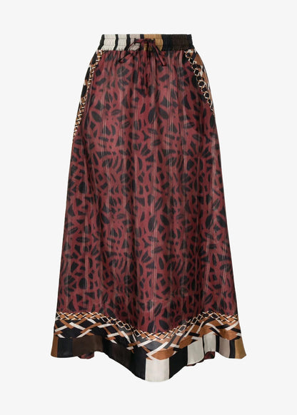 Pierre-Louis Mascia-Gonna-Bresson-geometric-print-skirt