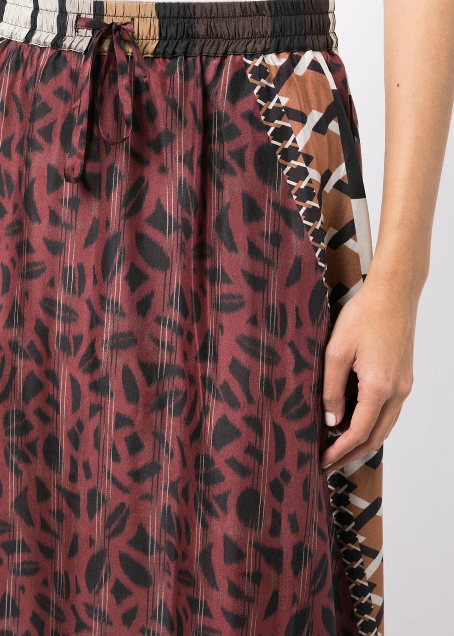 Pierre-Louis Mascia-Gonna-Bresson-geometric-print-skirt