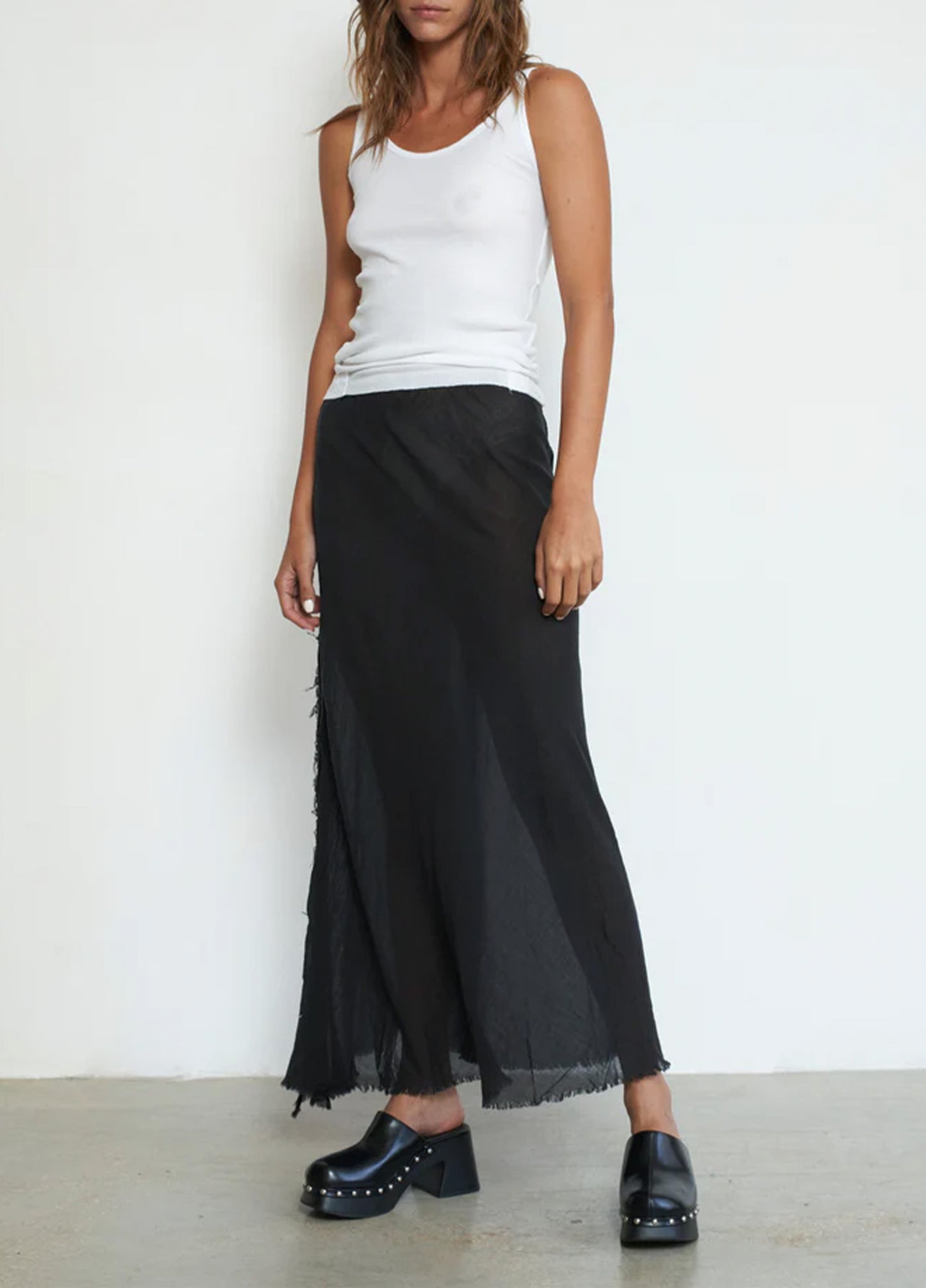 Q-Basics-Simone-Long-Skirt-black