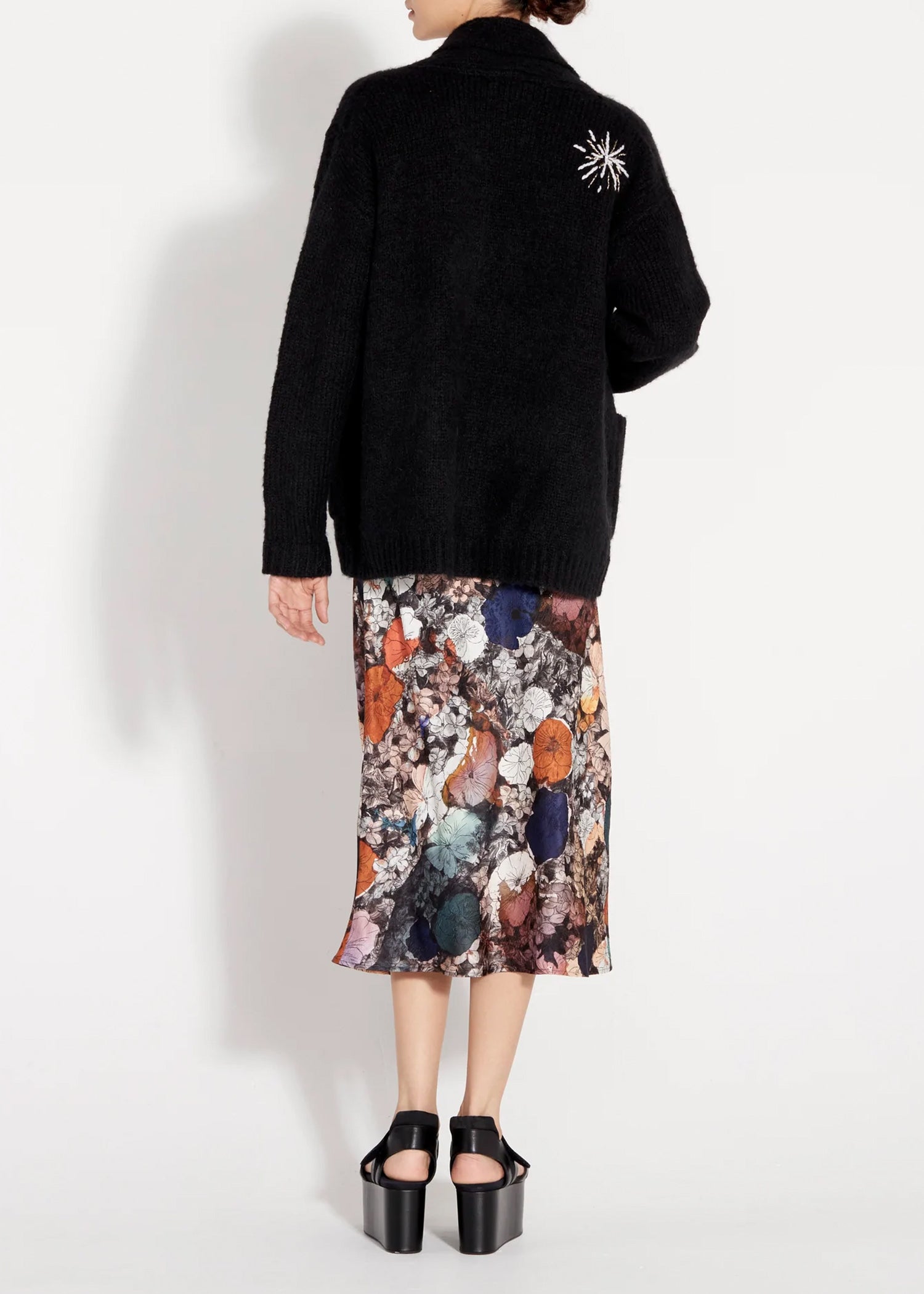 Raquel-Allegra-Black-Tarot-Margaret-Cardigan-Sweater