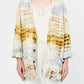 Raquel Allegra_Red Yellow Cliffs Tie Dye Chama River Quilted Cotton Overcoat
