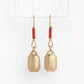 agas-tamar-14k-rectangle-earring-w-red-string | Jewelry | Agas and Tamar